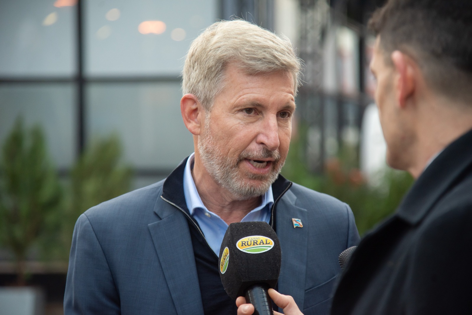 En Palermo, Frigerio volvió a reclamar por la eliminación de las retenciones